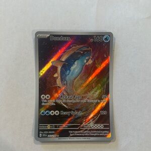 Pokemon Trading Card - Dondozo with Rainbow and Blue